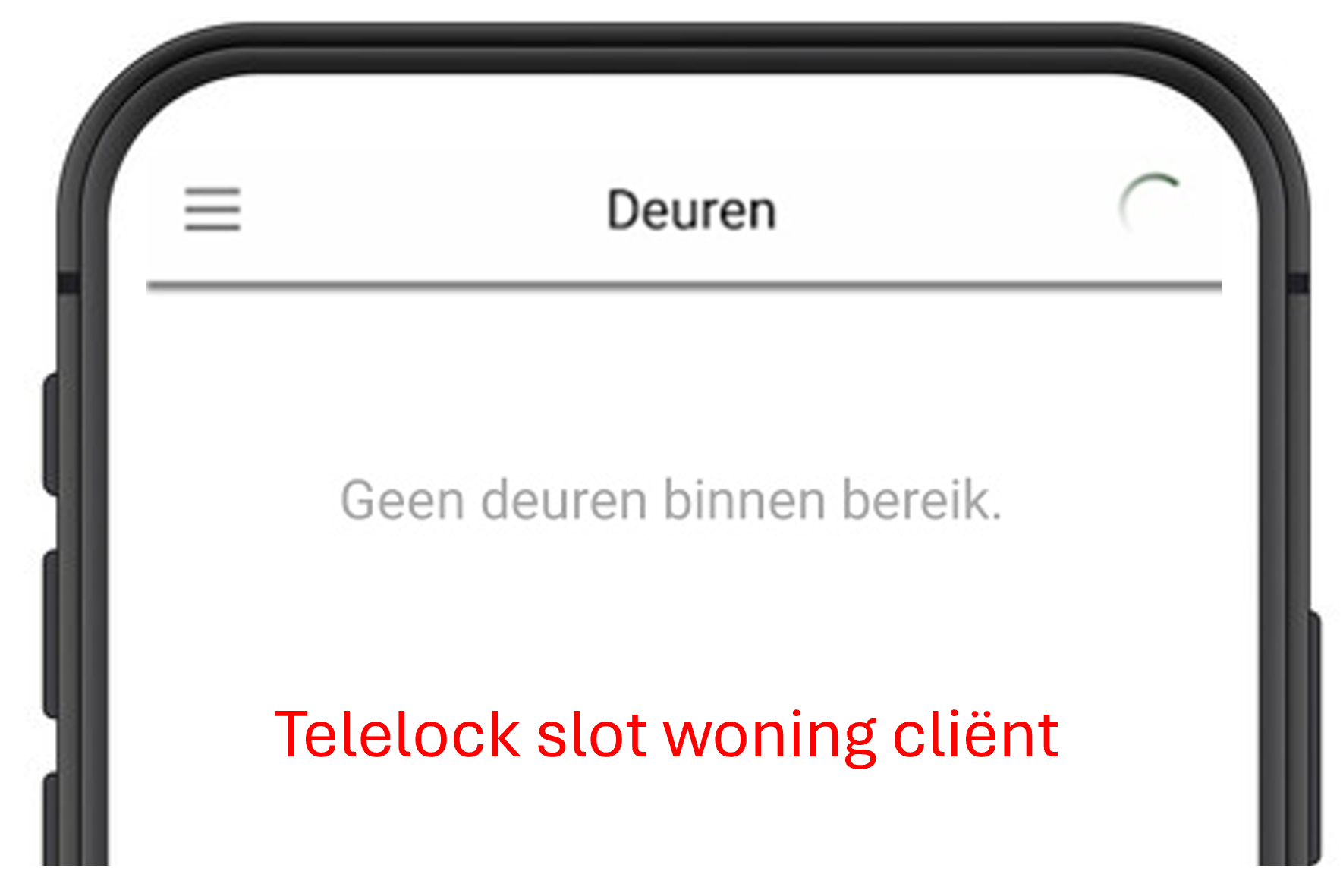 Geen Deuren Client Menu